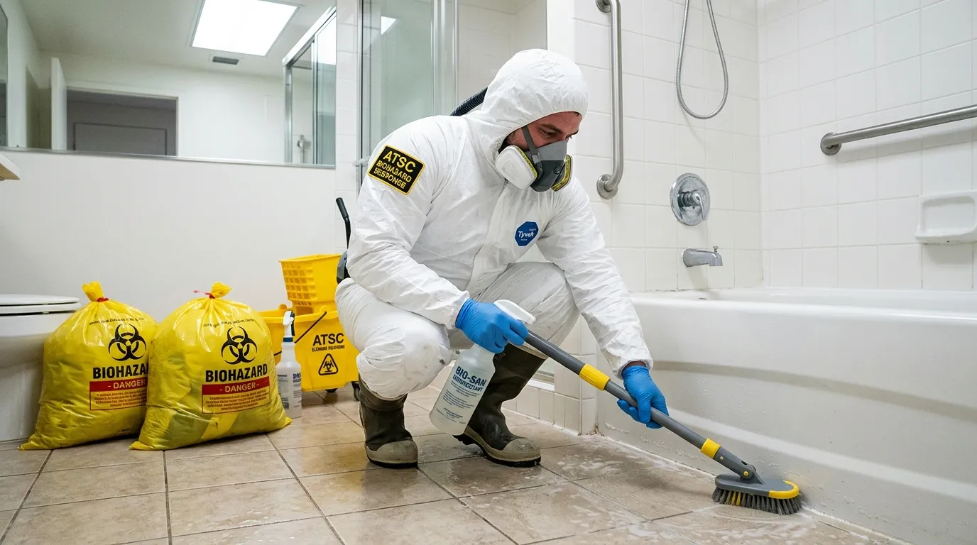 Decontamination equipment deployed for Blood Cleanup in Wyandanch